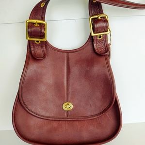 SALE! Vintage Coach Saddle Bag